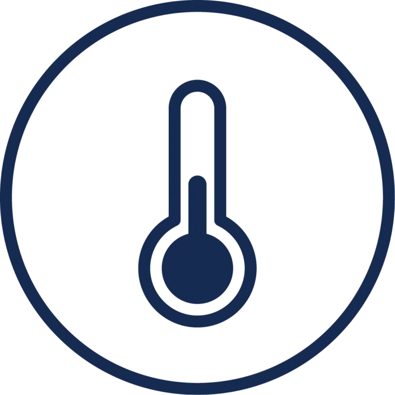 Ascent temperature controlled transportation icon